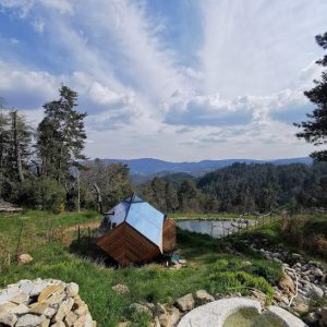 Sauna Zome en bois au cœur de la nature ardéchoise